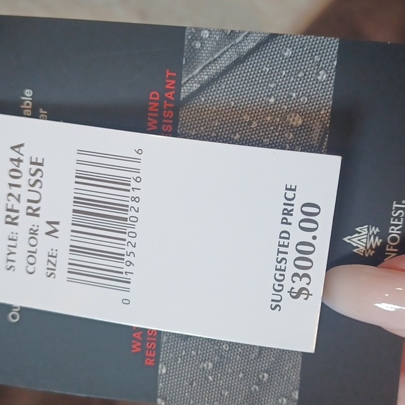 NWT Rainforest All-Weather Faux Leather/Suede Chestnut Brown Versatile Jacket - Picture 8 of 11